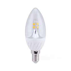 Светодиодная лампа (свеча) Ecola E14, 4W, 4000K