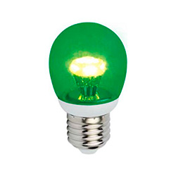 Светодиодная лампа Ecola E27, 3W, Green(Зеленый)K