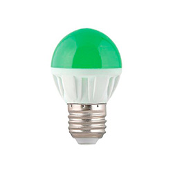 Светодиодная лампа Ecola E27, 4W, Green(Зеленый)K