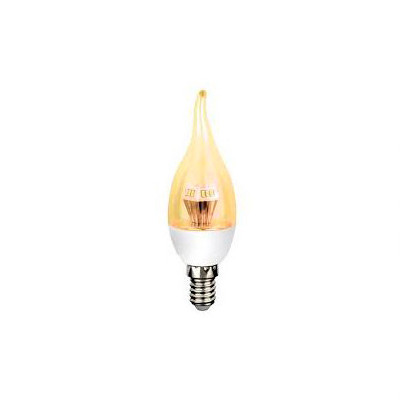 Светодиодная лампа (свеча на ветру) Ecola E14, 4,2W, 2700K