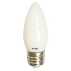 Светодиодная лампа (Свеча) General E27, 7W, 2700K