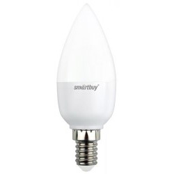 Светодиодная лампа (Свеча) Smartbuy E14, 8W, 6000K