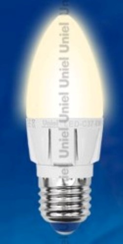 Светодиодная лампа Uniel E27, 6W, 3000K