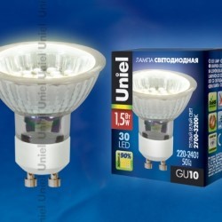 Светодиодная лампа Uniel GU10, 1,5W, K