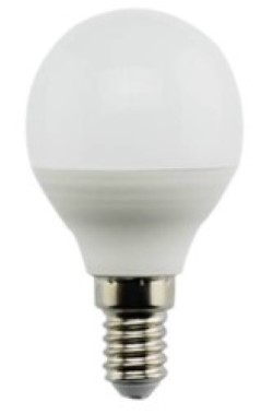 Светодиодная лампа (Шар) Ecola E14, 9W, 6000K