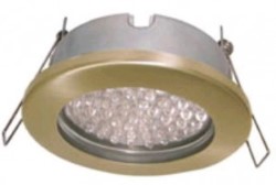 Точечный светильник Ecola золотой (FG5365ECB)