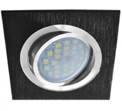 Точечный светильник Ecola черный (FK16PSECB)