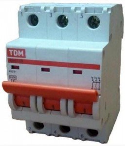 Автоматический выключатель TDM ВА47-29 3P 16А 4,5кА х-ка С 