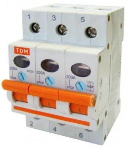 TDM ВН-32 3P выключатель нагрузки 40А  