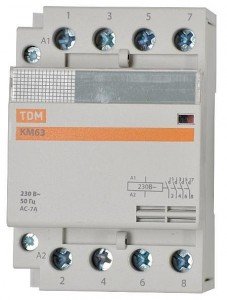 TDM КМ63/4-40А контактор модульный 3НО,1НЗ  