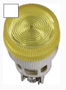 TDM лампа ENR-22 сигнальная d22мм бел. неон/230В цилиндр  