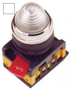 TDM лампа AL-22 сигнальная d22мм бел. неон/230В цилиндр  