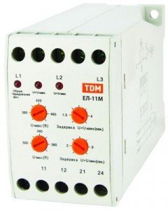 TDM ЕЛ-11М-3х380В реле контроля 3ф 