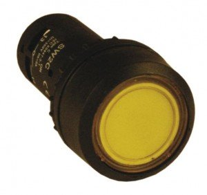 EKF Кнопка SW2C-11 возвратная жёлтая NO+NC (1/10)