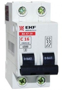 EKF Basic автоматический выкл. ВА 47-29, 2P 32А (C) 4,5кА 