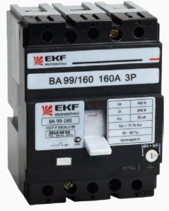 Автоматический выключатель EKF  ВА-99 160/100А 3P 35кА 
