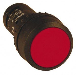 EKF Кнопка SW2C-10D с подсветкой желтая NO 