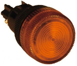 EKF Лампа сигнальная ENS-22 желтая 24В 
