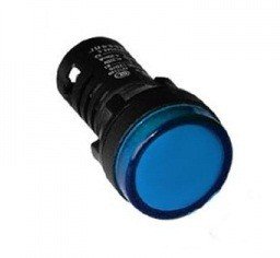 TDM Лампа AD-16DS(LED)матрица d16мм синий 230В АС  