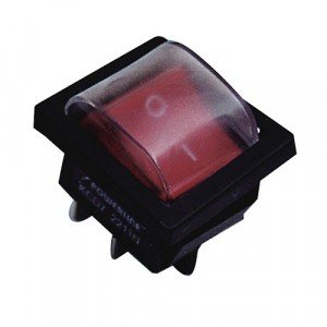 TDM выкл-кноп СУ для эл/прибор YL-208-01 10А перекл клав на 2 пол (2з) IP54 (цена за шт) 