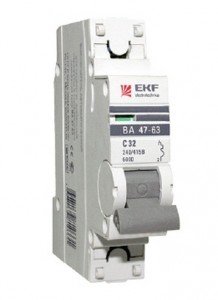Автоматический выключатель ВА 47-63 6кА, 1P 10А (B) EKF PROxima