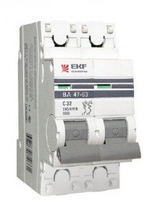 Автоматический выключатель ВА 47-63 6кА, 2P 50А (C) EKF PROxima