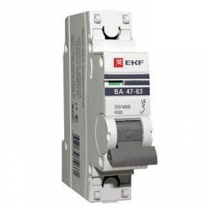 Автоматический выключатель EKF  ВА 47-63, 1P 5А (D) 4,5kA EKF PROxima
