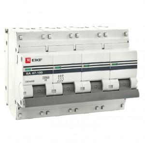Автоматический выключатель EKF  ВА 47-100, 4P 40А (C) 10kA EKF PROxima