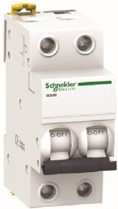 Schneider Acti 9 автоматический выкл. iK60 2P 10А 6кА х-ка С 440В 