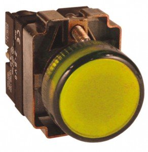 TDM Лампа BV65 матрица d22 мм желтый  